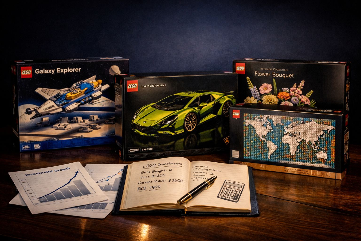 Quel thème LEGO offre le meilleur rendement ? Modulars, Star Wars, Ideas et Harry Potter comparés sur 10 ans